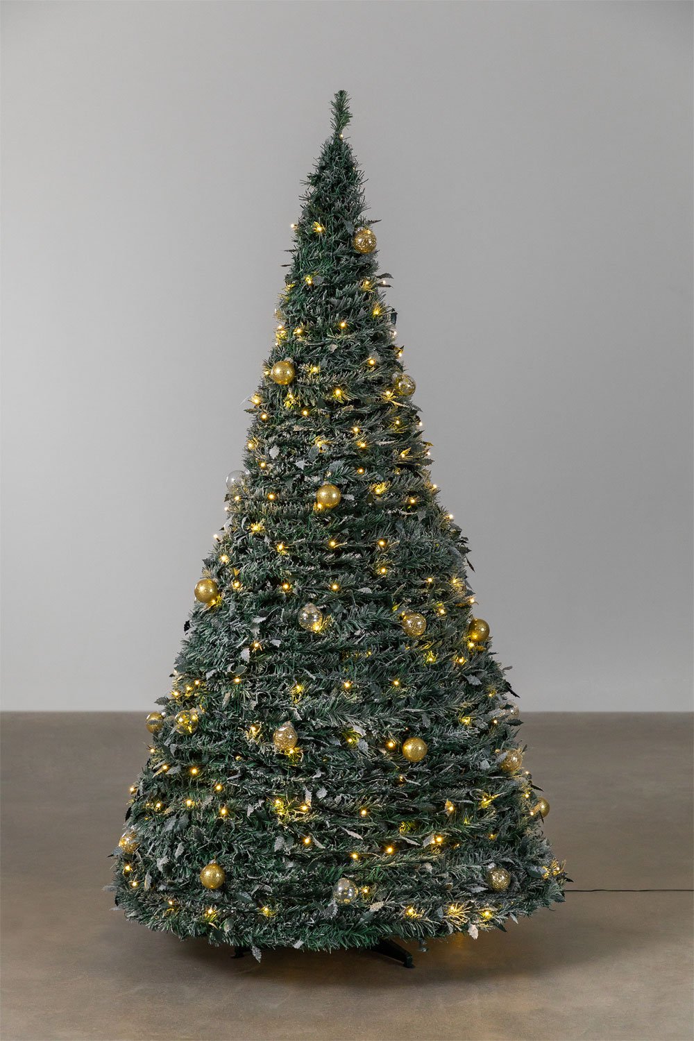 Albero di Natale pieghevole con luci LED Taimy