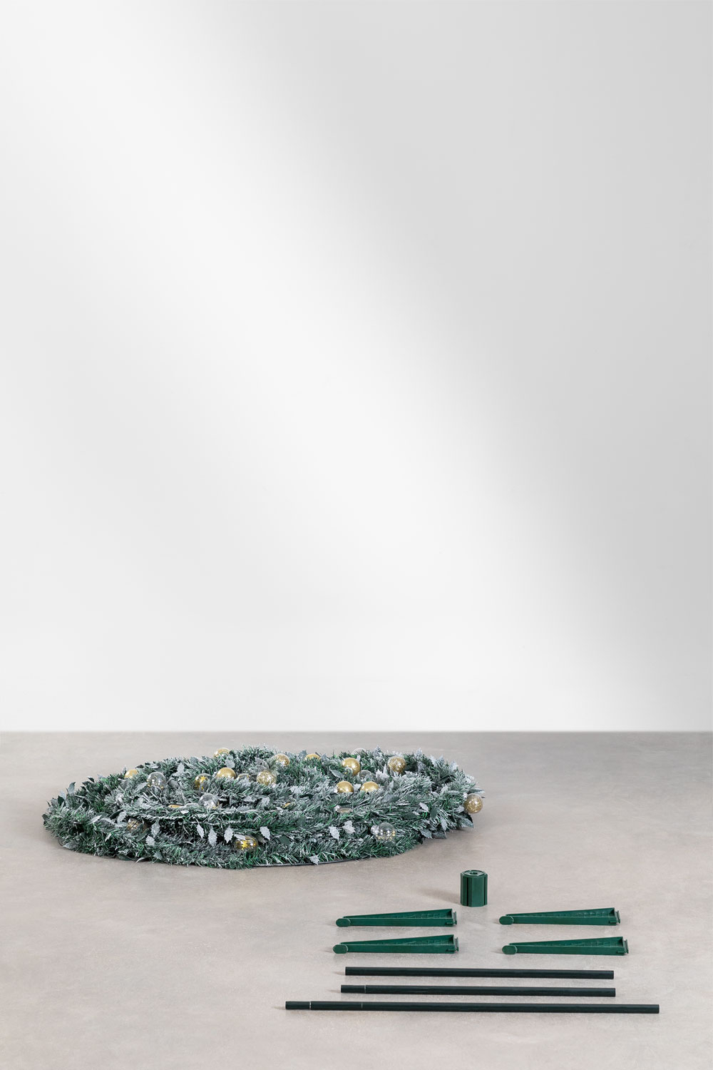 Albero di Natale pieghevole con luci LED Taimy