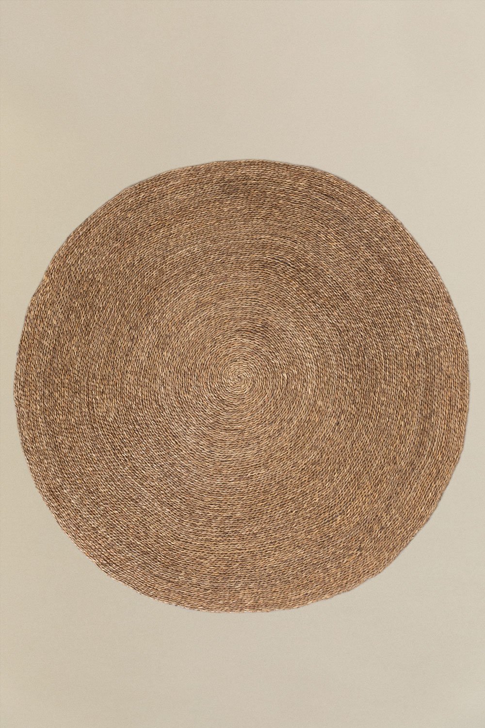 Tappeto rotondo in juta naturale (Ø145 cm) Drak