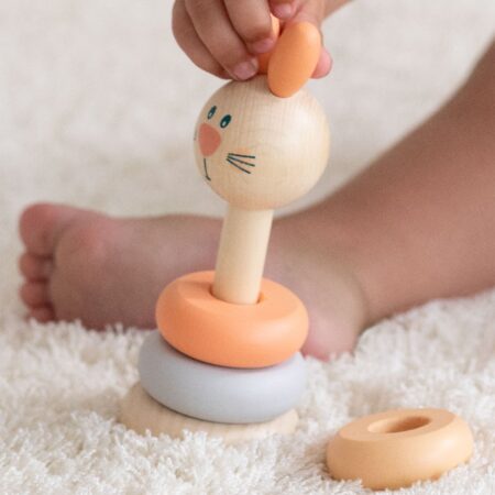 Anelli di legno impilabili Bungo Kids