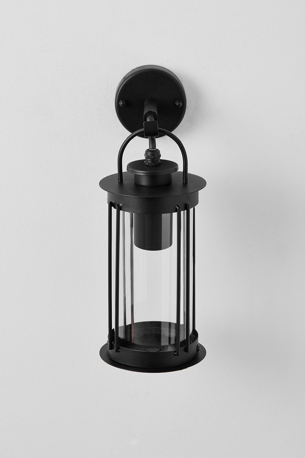 Lampada da parete per esterno Tolira in acciaio inox