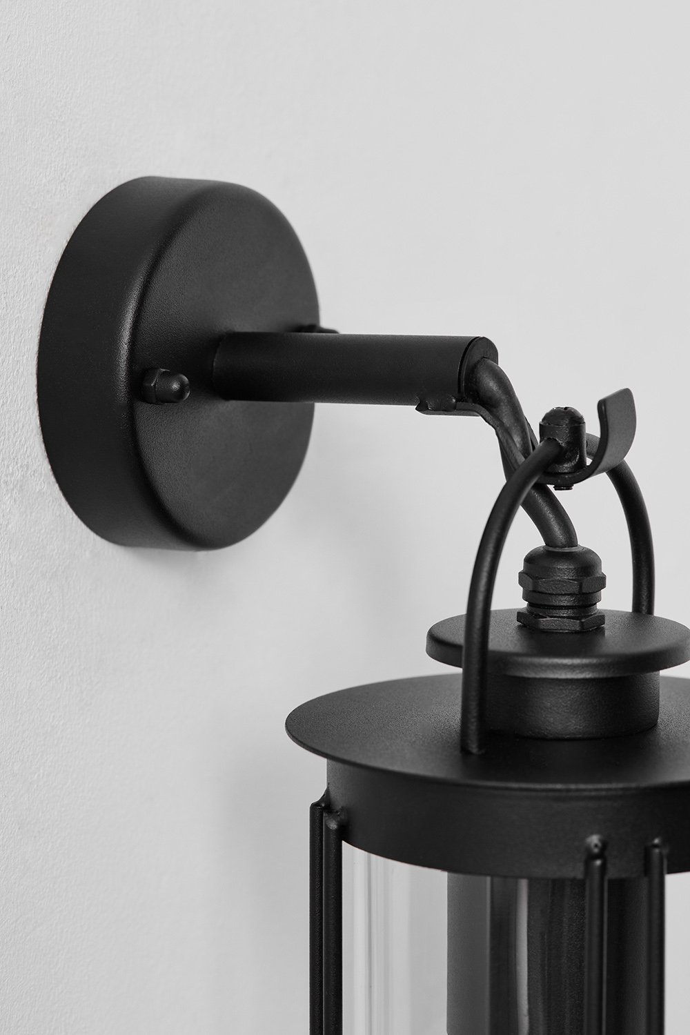 Lampada da parete per esterno Tolira in acciaio inox