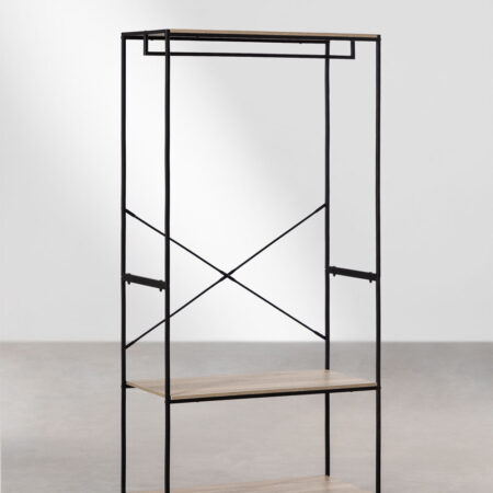 Appendiabiti in Legno e Metallo Baxter