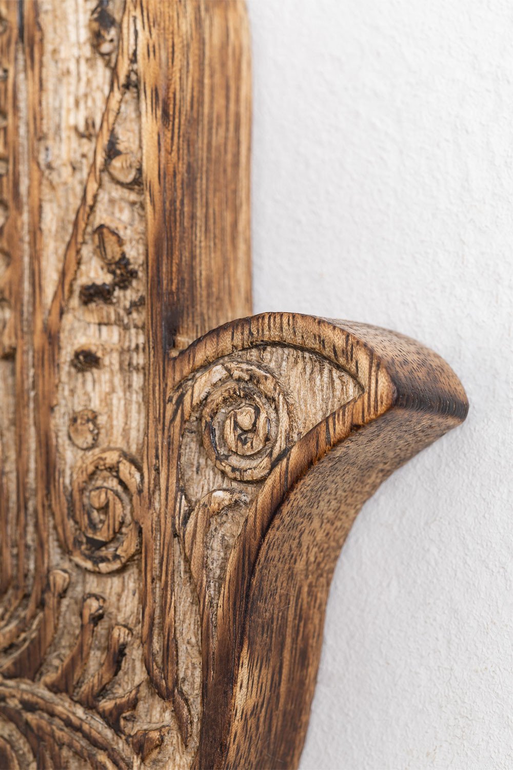 Appendiabiti da parete in legno di mango Niala