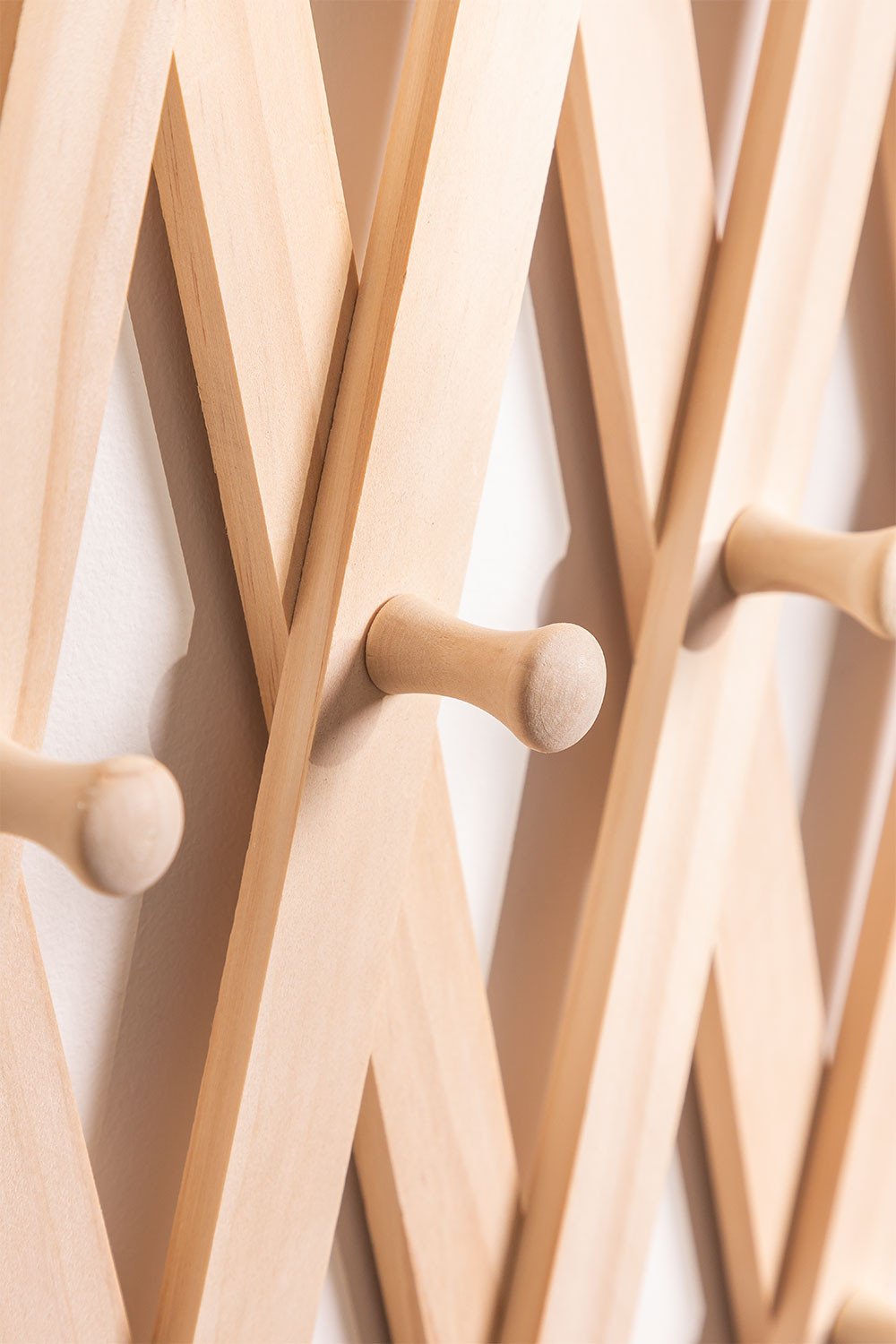 Appendiabiti da parete in legno Ixi