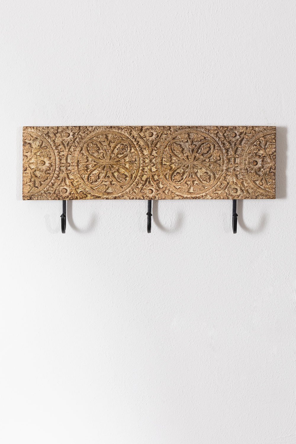 Appendiabiti da parete in legno Nanup