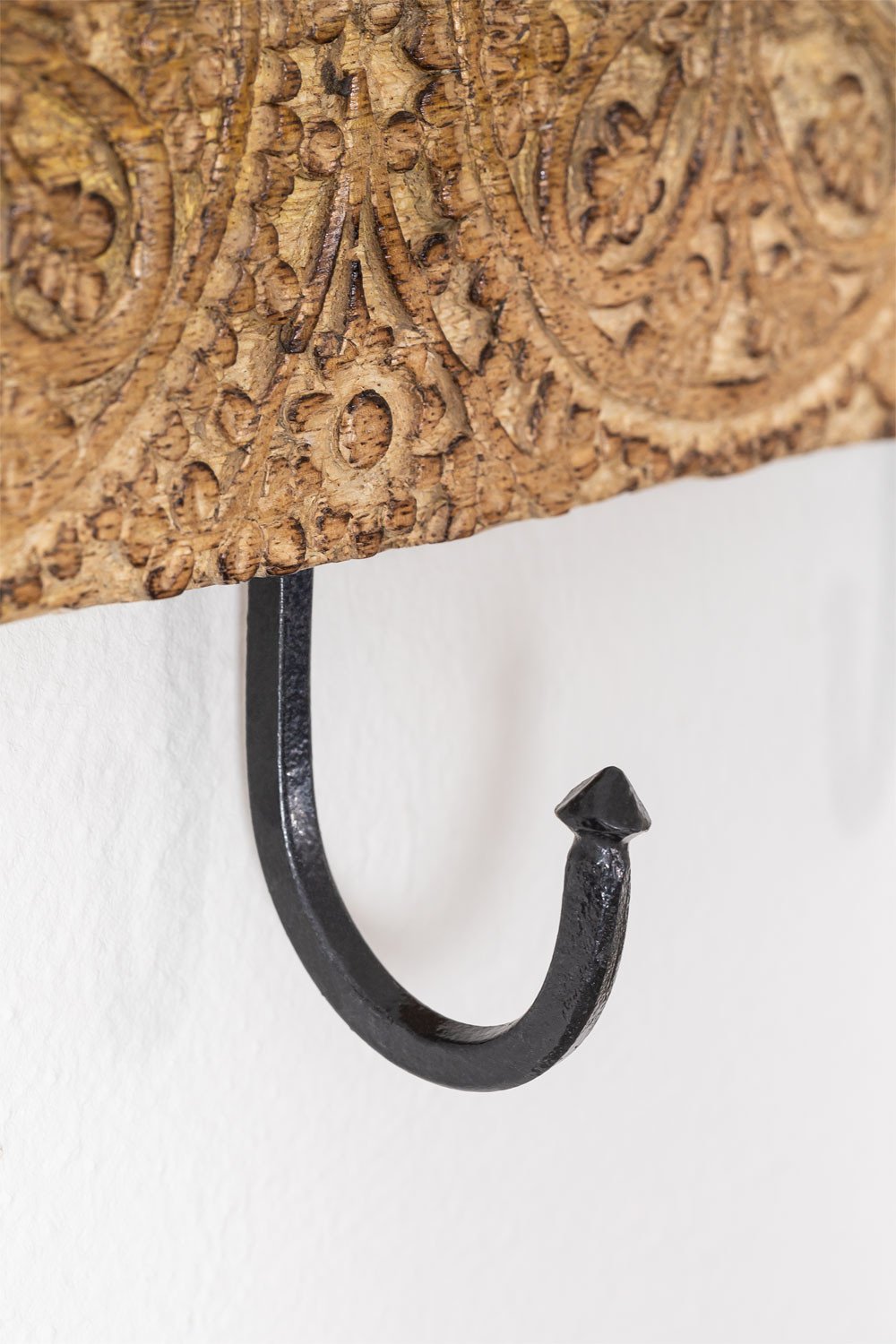 Appendiabiti da parete in legno Nanup