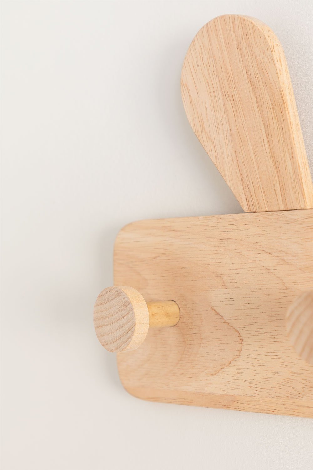 Appendiabiti da parete in legno Buny Style Kids
