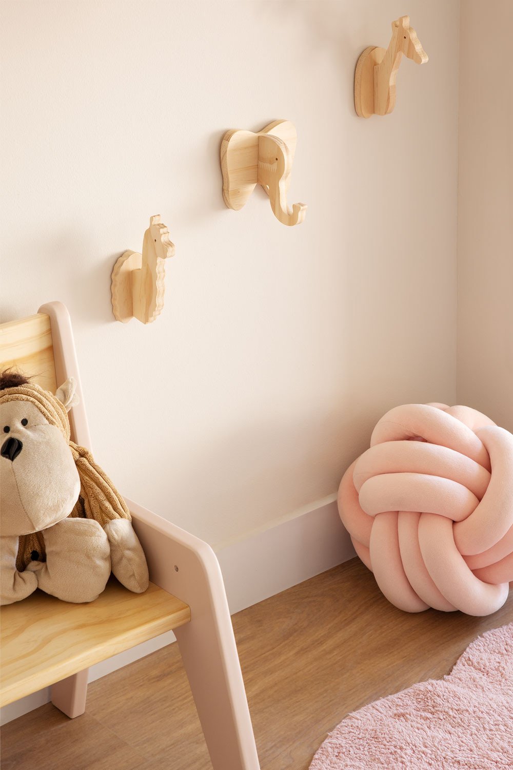Appendiabiti da parete in legno Pypa Kids