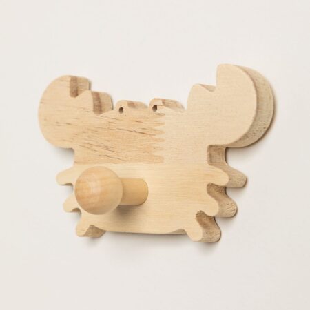 Appendiabiti da parete in legno Sebbas Kids