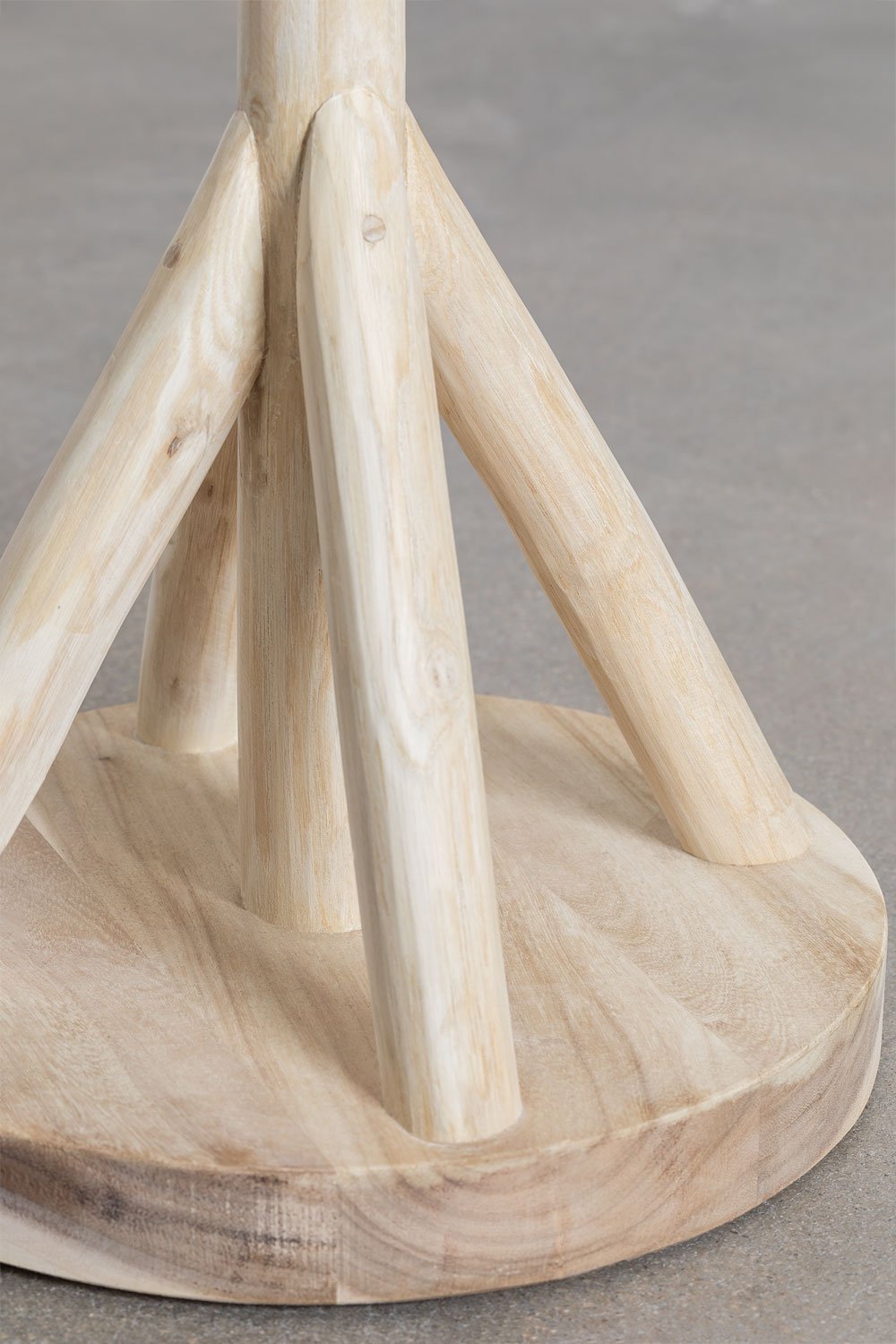 Appendiabiti da terra Aimar in legno di teak
