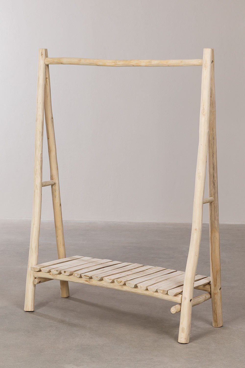 Appendiabiti in legno di teak Fadyla