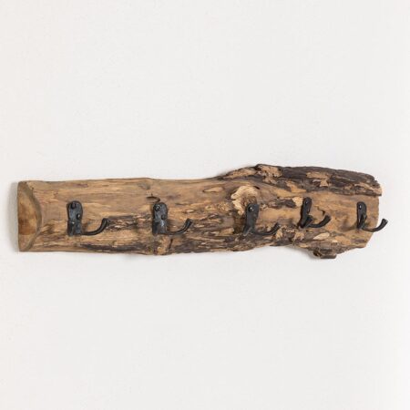 Appendiabiti da parete in legno riciclato Trunc