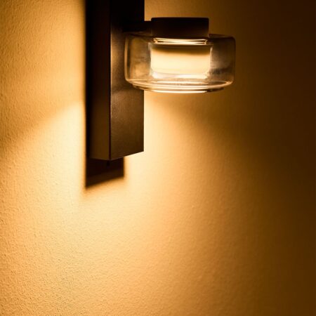 Applique da Esterno a LED in Metallo e Vetro Valideri