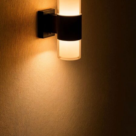 Applique da esterno LED in alluminio con 2 punti luce Fialon
