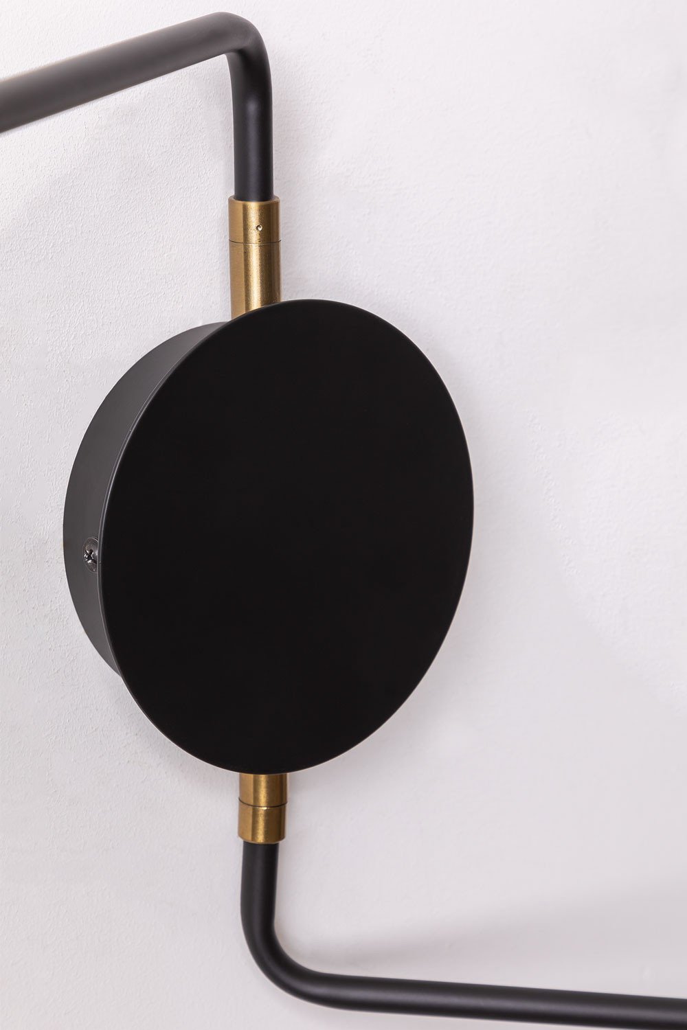 Lampada da parete in ferro con 2 punti luce Double Twin