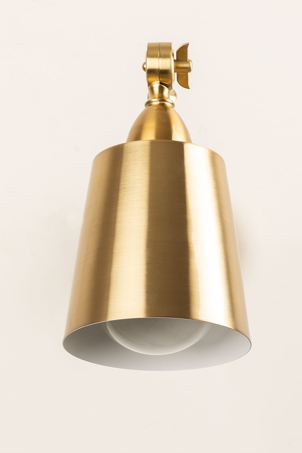 Lampada da parete in ferro Floy Gold