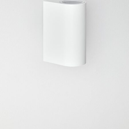 Applique da parete in alluminio con 2 punti luce Pevot