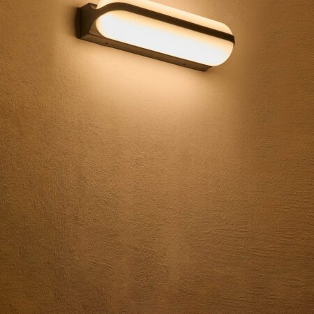 Applique da esterno LED in alluminio con 2 punti luce Pivaro