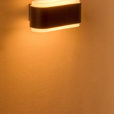 Applique da esterno LED in alluminio con 2 punti luce Ulenar