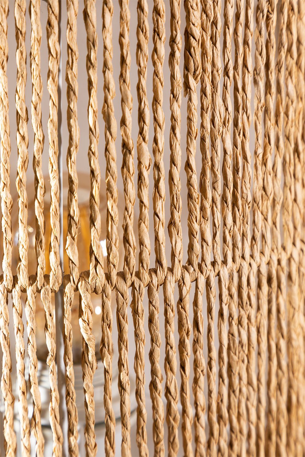Applique Nakops in ferro e corda intrecciata