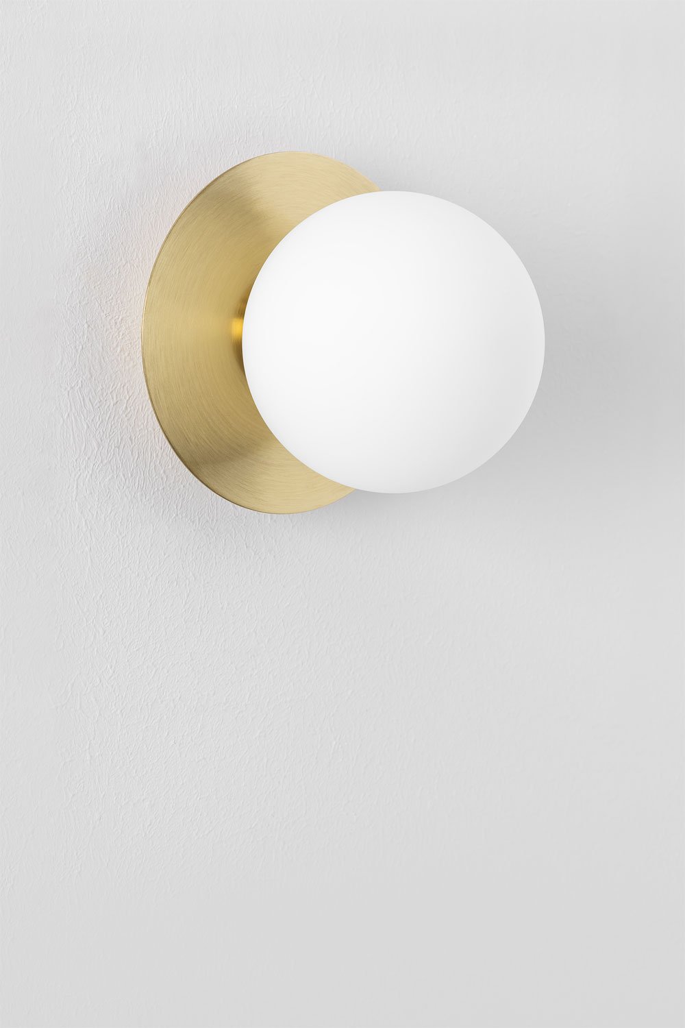 Lampada da parete per bagno Anine in metallo e vetro