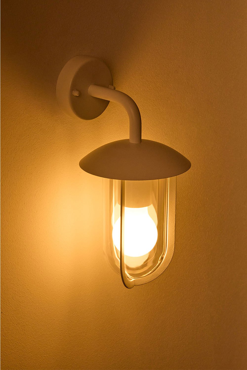 Lampada da parete per esterno Borena in acciaio inox