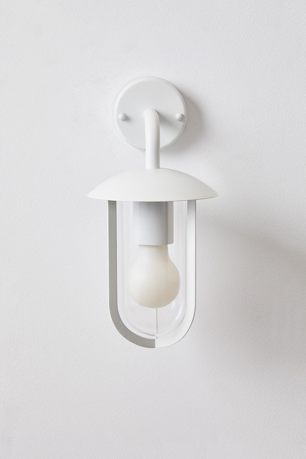 Lampada da parete per esterno Borena in acciaio inox