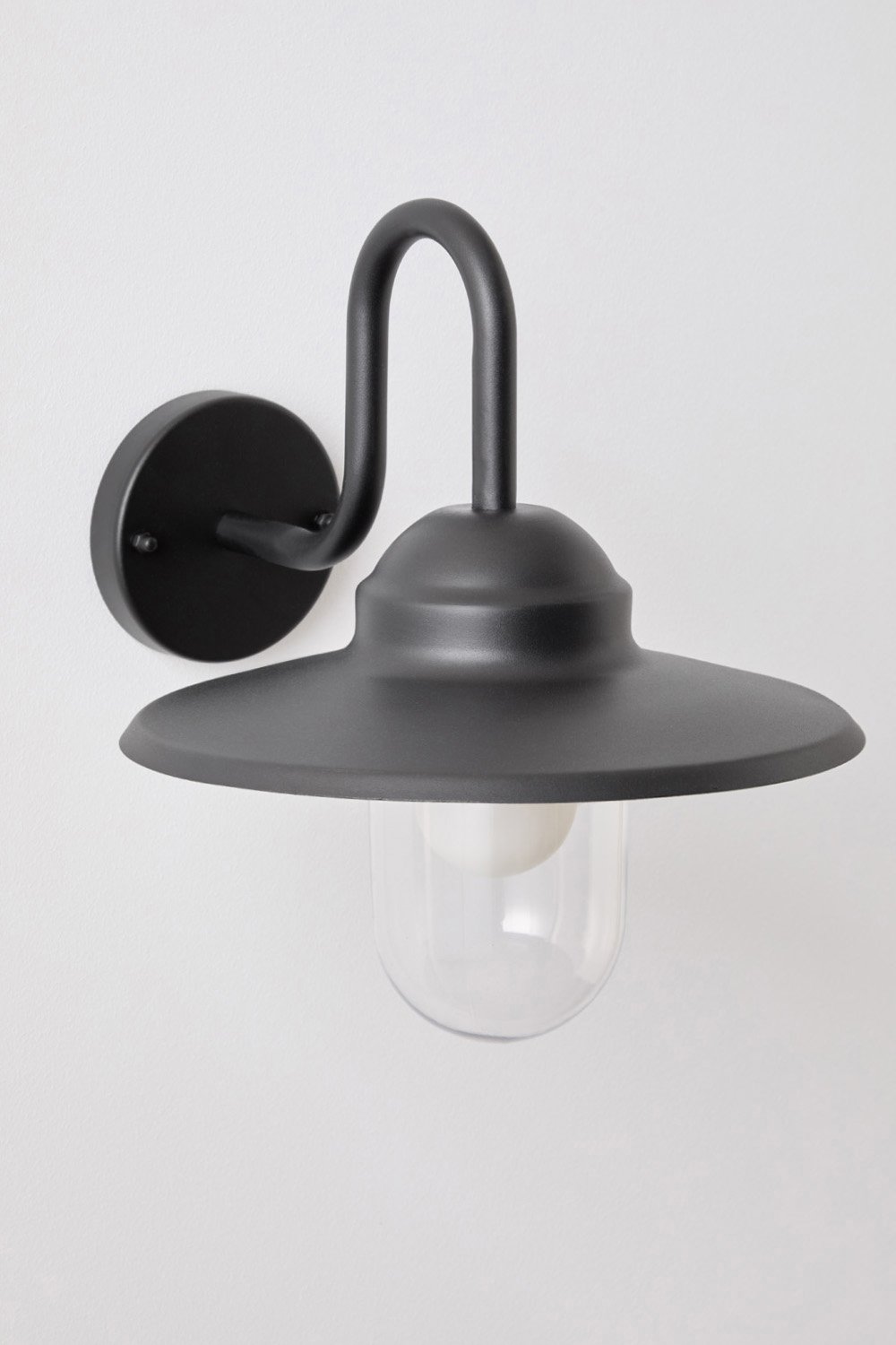 Lampada da parete per esterno Quelar in alluminio e vetro
