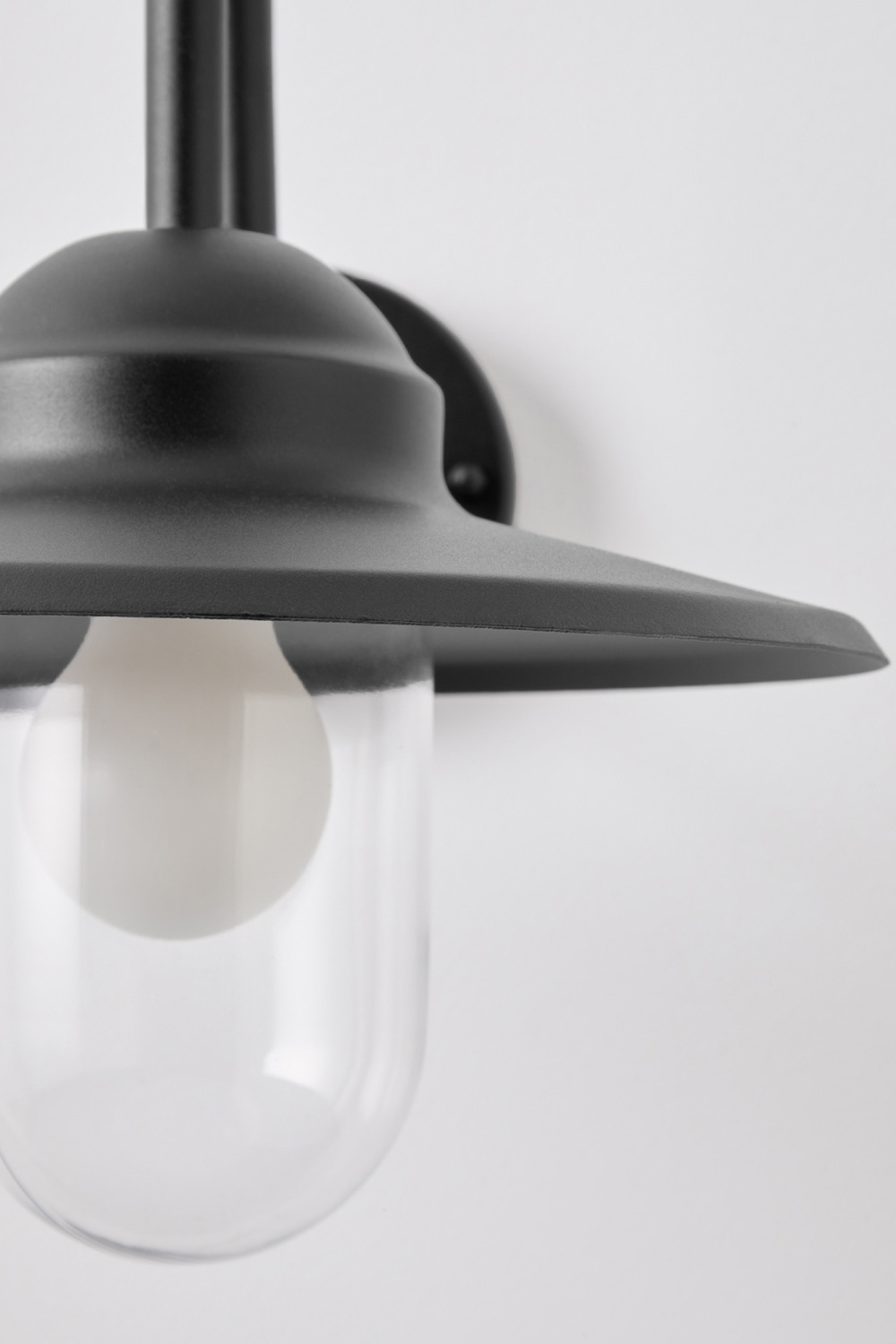 Lampada da parete per esterno Quelar in alluminio e vetro