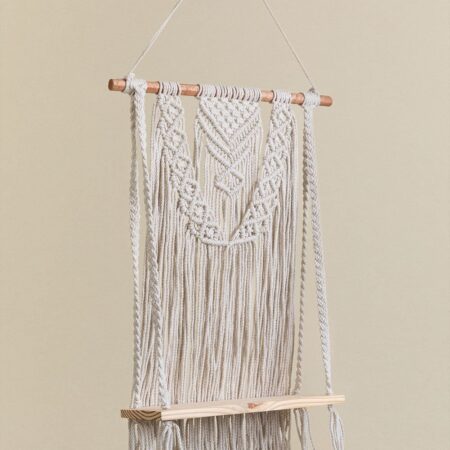Arazzo con mensola in macramè Nicator