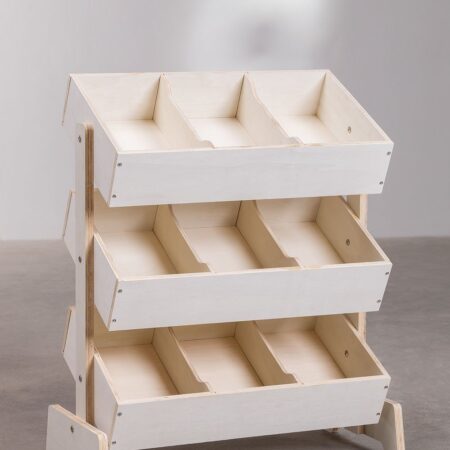 Armadio portagiochi in legno Yerai Kids