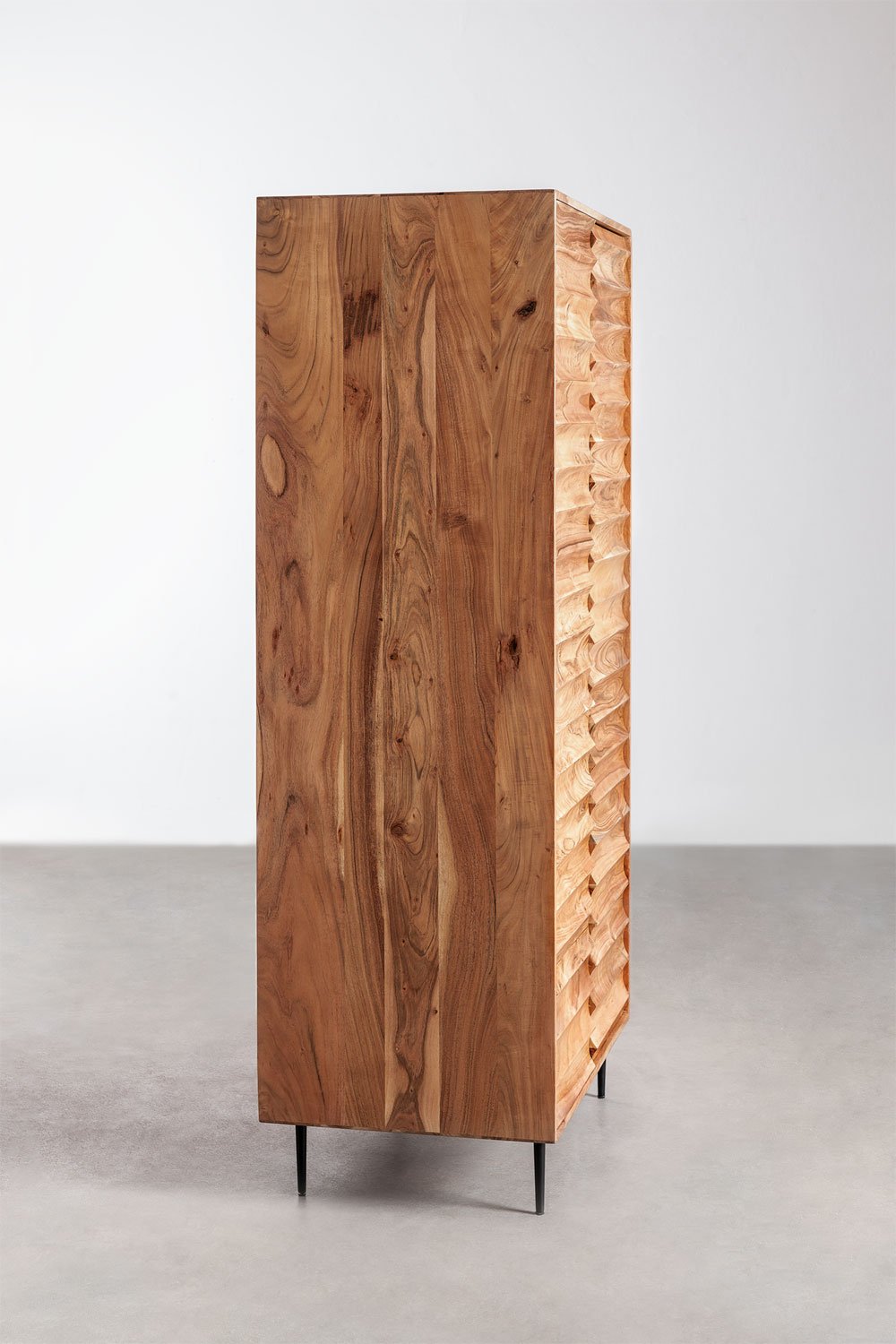 Armadio in legno di acacia Petter