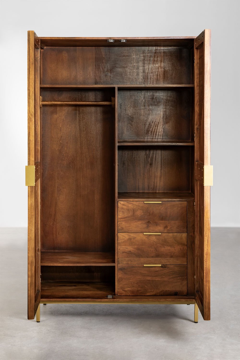 Armadio in legno di mango Baty