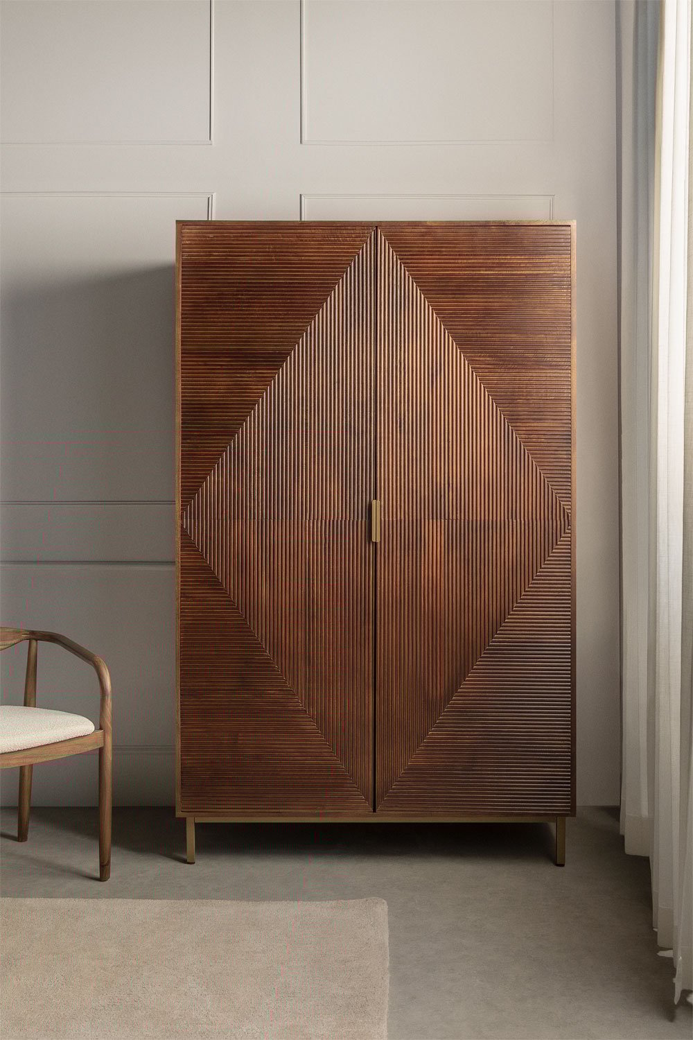 Armadio in legno di mango Baty