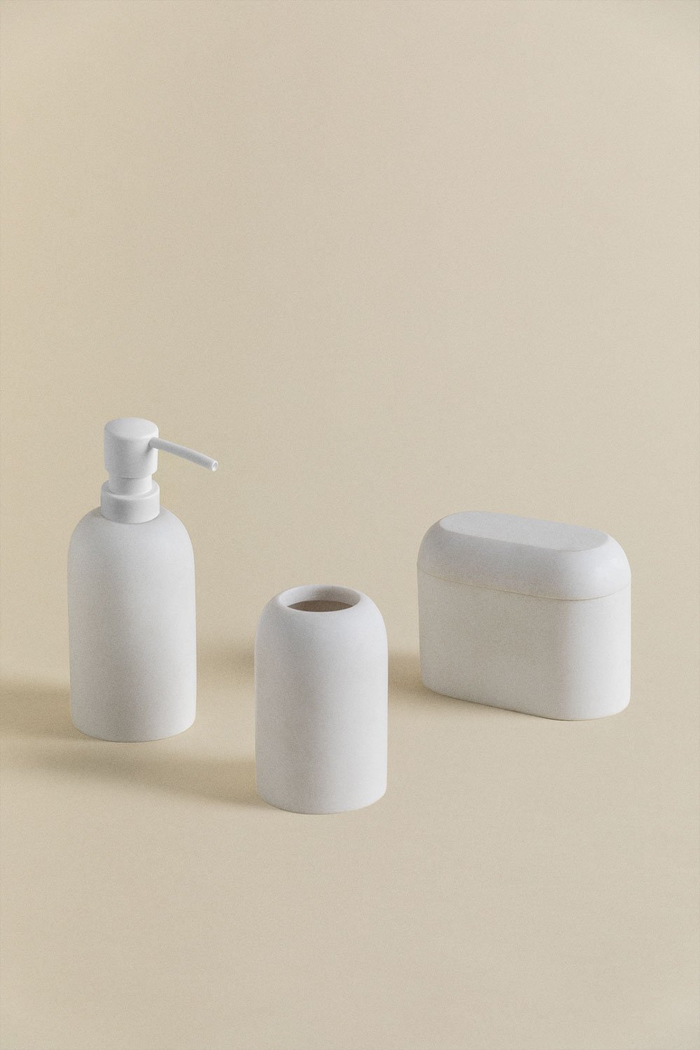 Barattolo con coperchio per bagno Veranne