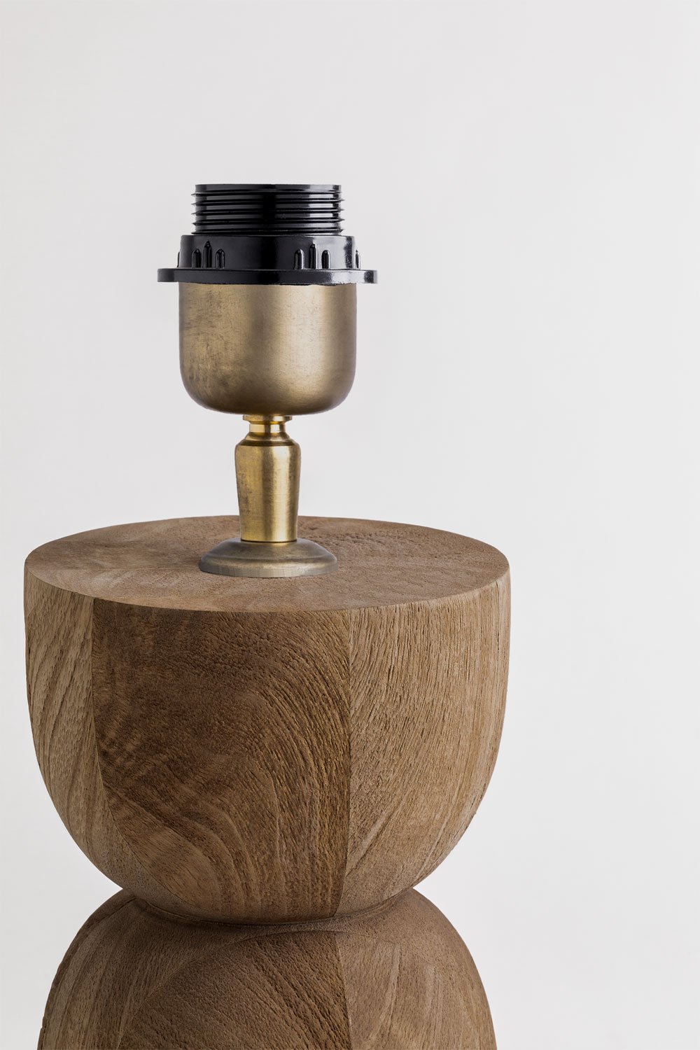 Base per lampada da tavolo Diniz in legno di mango