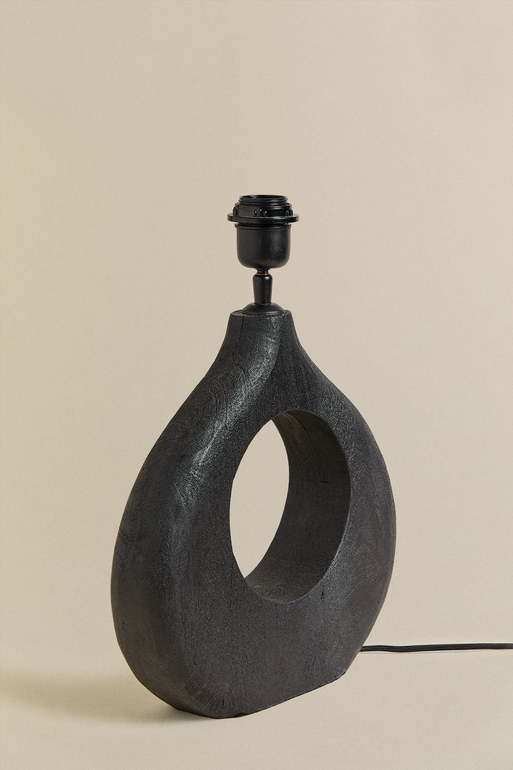 Base per lampada da tavolo ↑30 cm in legno di mango Joana
