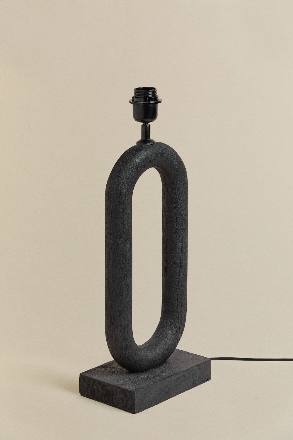 Base per lampada da tavolo ↑45 cm in legno di mango Tiberia