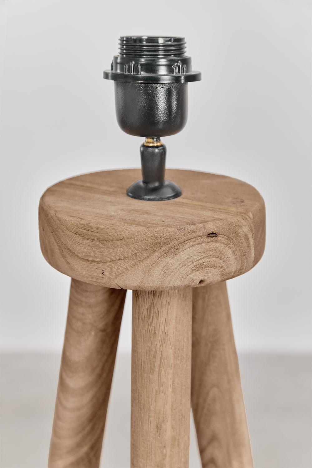 Base per lampada da terra ↑120cm in legno di mango Simona