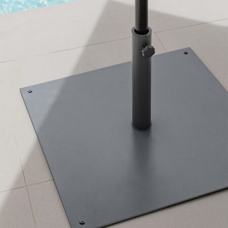 Base per ombrellone quadrata in acciaio Peuet