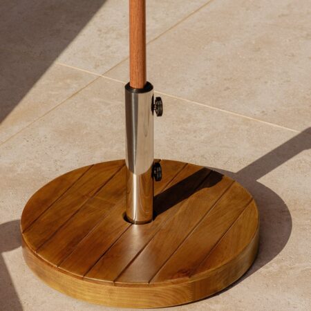 Base per ombrellone rotonda Ø50 cm in legno Canco