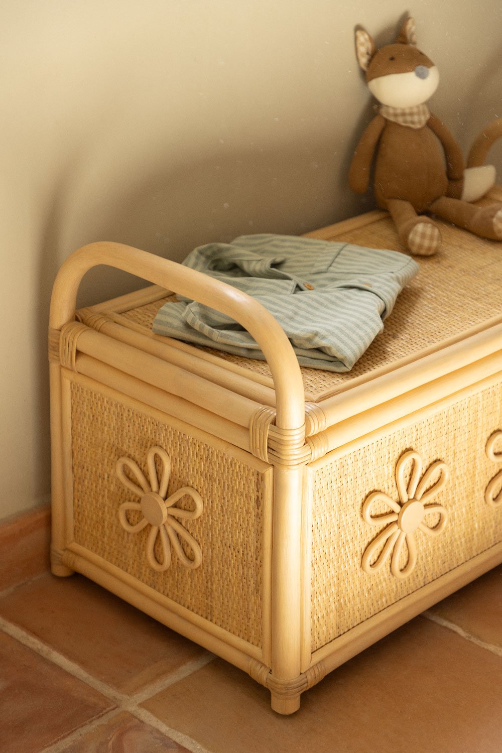 Baule in rattan Dahlia Kids