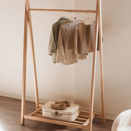 Appendiabiti in legno con scarpiera Baxli Kids