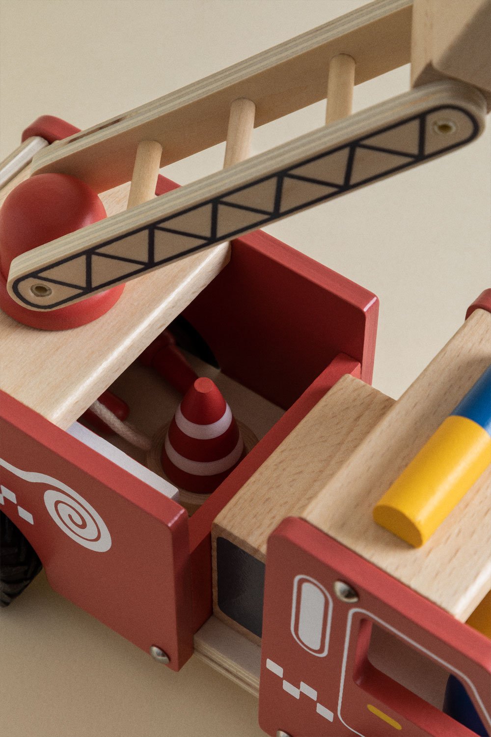 Kenan Kids Camion dei pompieri in legno
