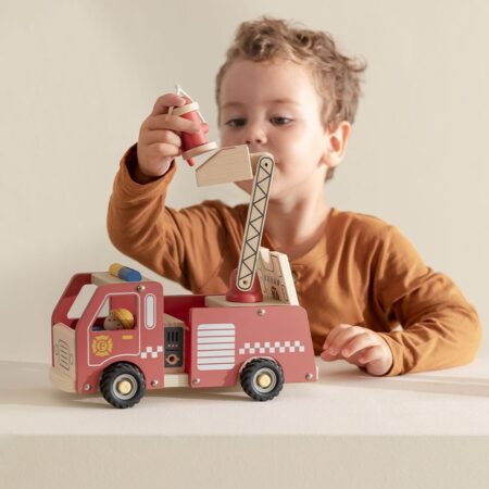 Kenan Kids Camion dei pompieri in legno
