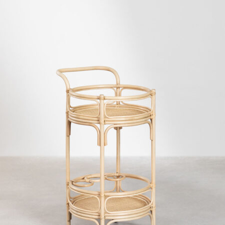 Carrello in rattan Javin