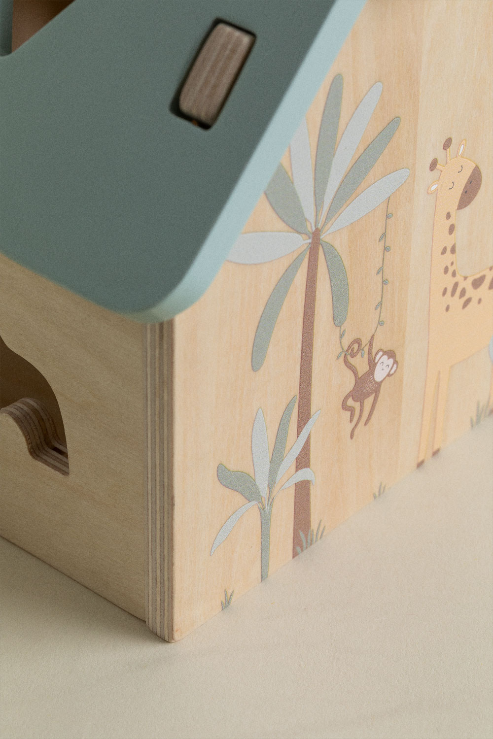 Casetta in legno per bambini Grady con pezzi ad incastro