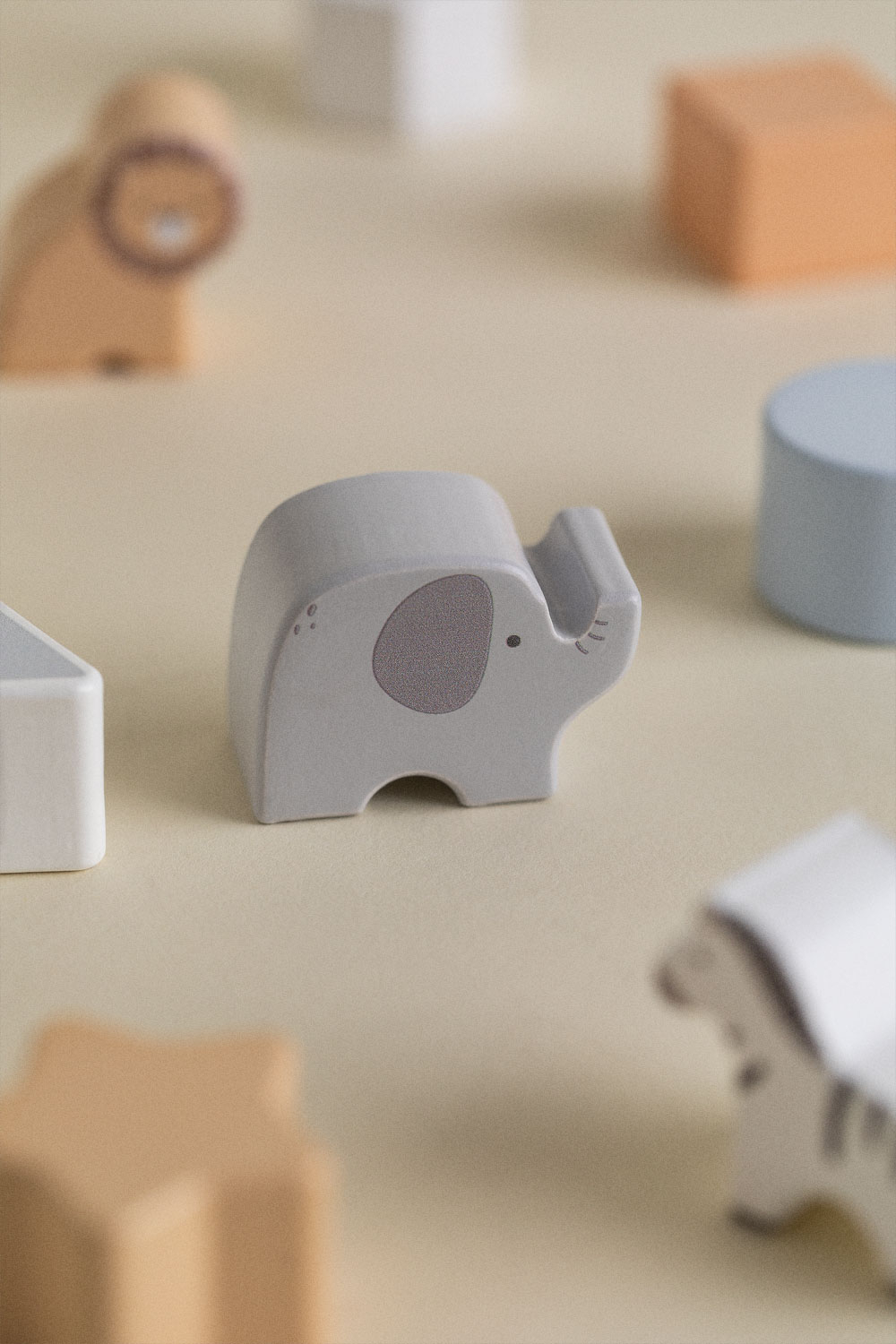Casetta in legno per bambini Grady con pezzi ad incastro