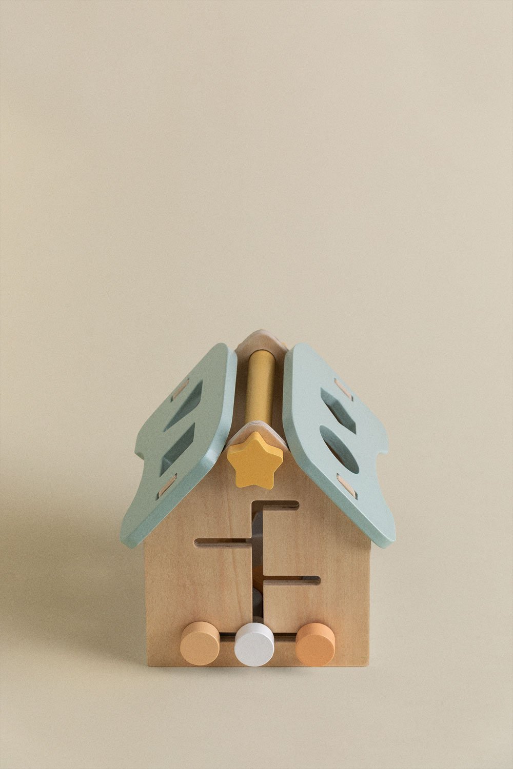 Casetta in legno per bambini Grady con pezzi ad incastro